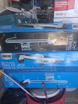 Reese trailer jack whit wheel new