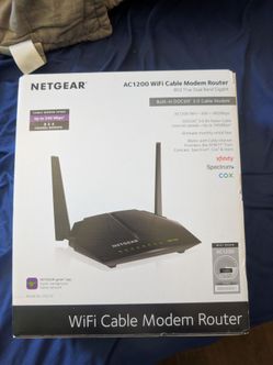 NETGEAR AC1200 WiFi Cable Modem Router