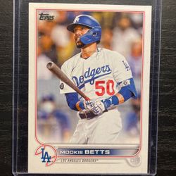 2022 Topps Mookie Betts Baseball Card #50