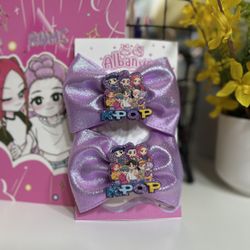 Par De Moño Con Shaker / K Pop Demon Hunters Bows