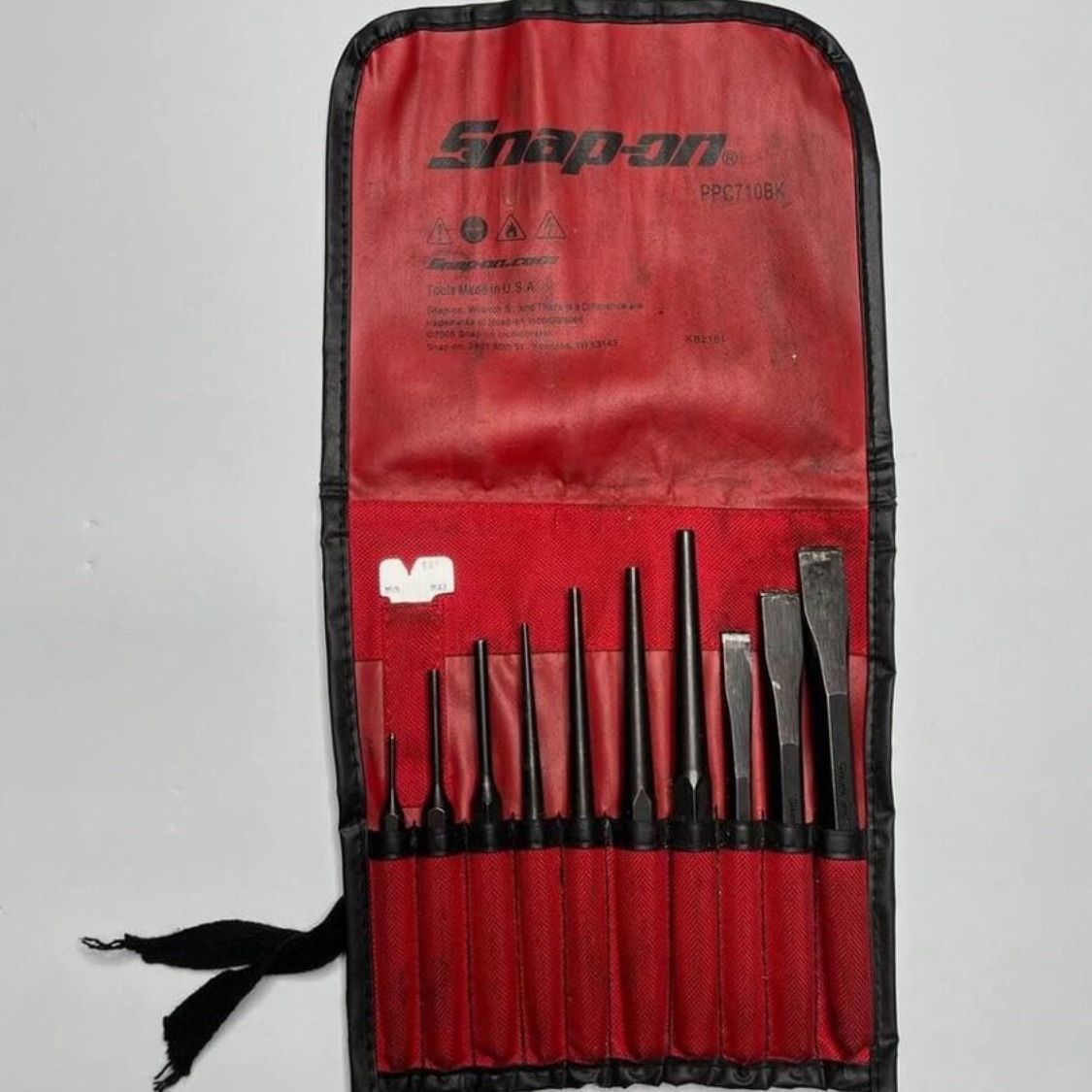 Snap on PPC710BK 11 Piece Punch and Chisel Set In Pouch Complete wrench USA for Sale in Queens NY OfferUp