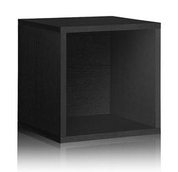 Black wood grain blox cube