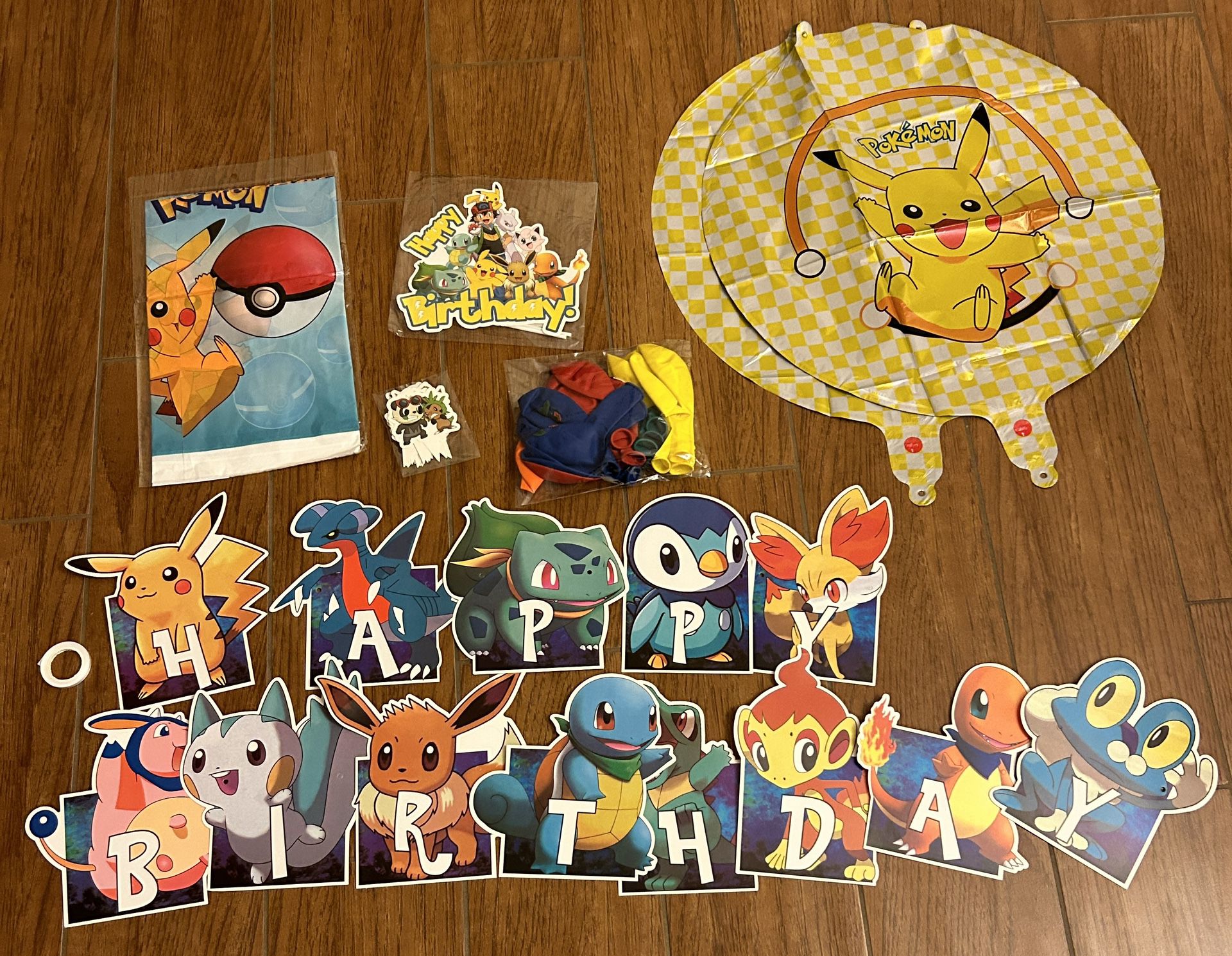 Pokémon Happy Birthday Party Supplies