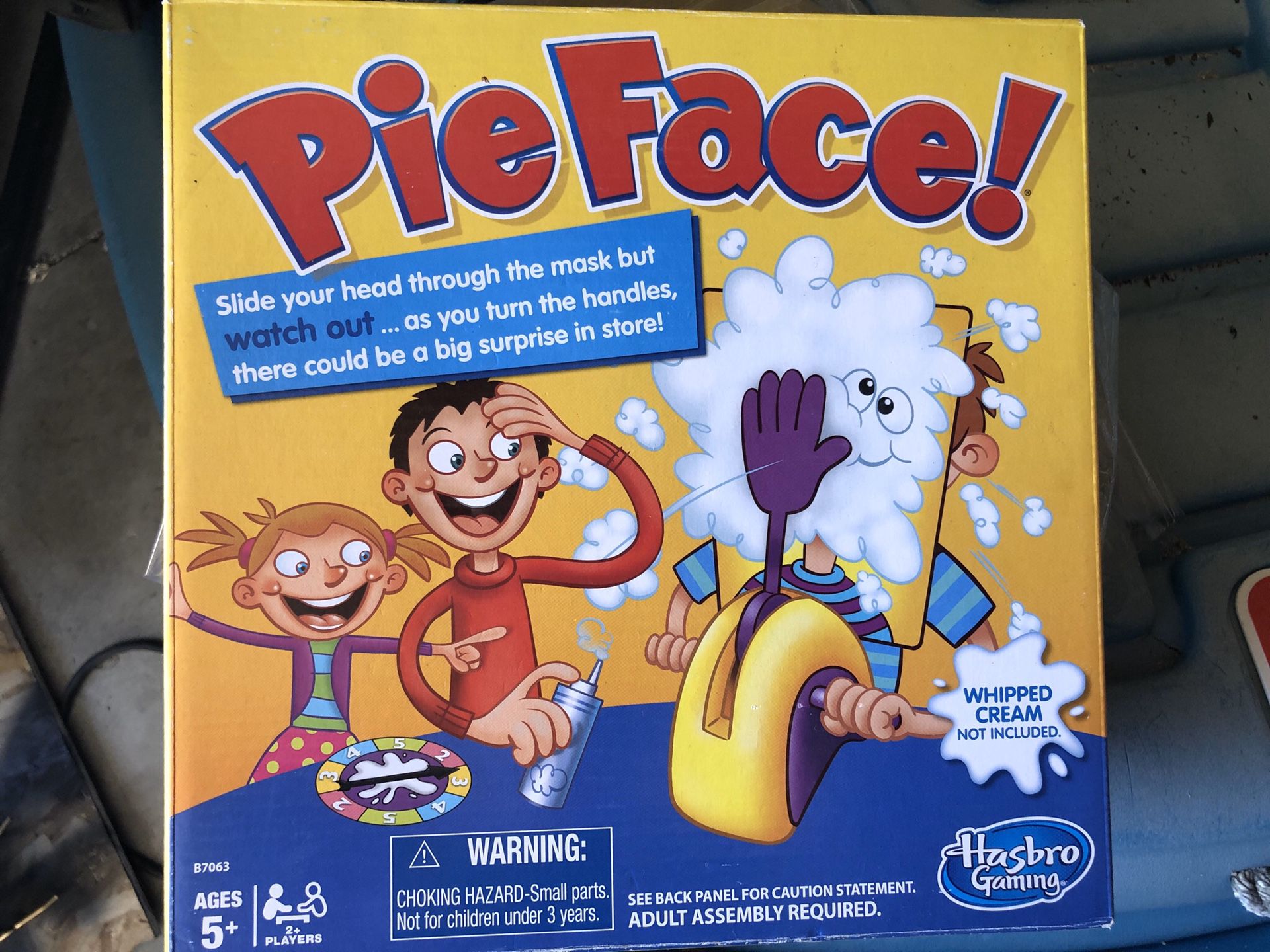 Pie Face Board Game