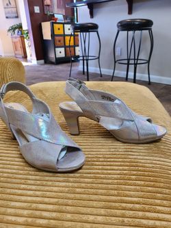 Iridescent Christy Sandal