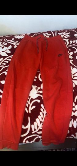 Nike tech pants red  size small