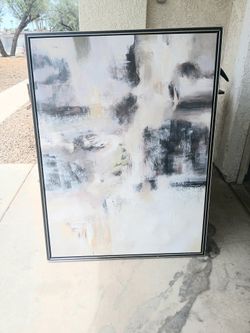 decorative abstract canvas print