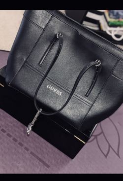 Guess black Tote Bag
