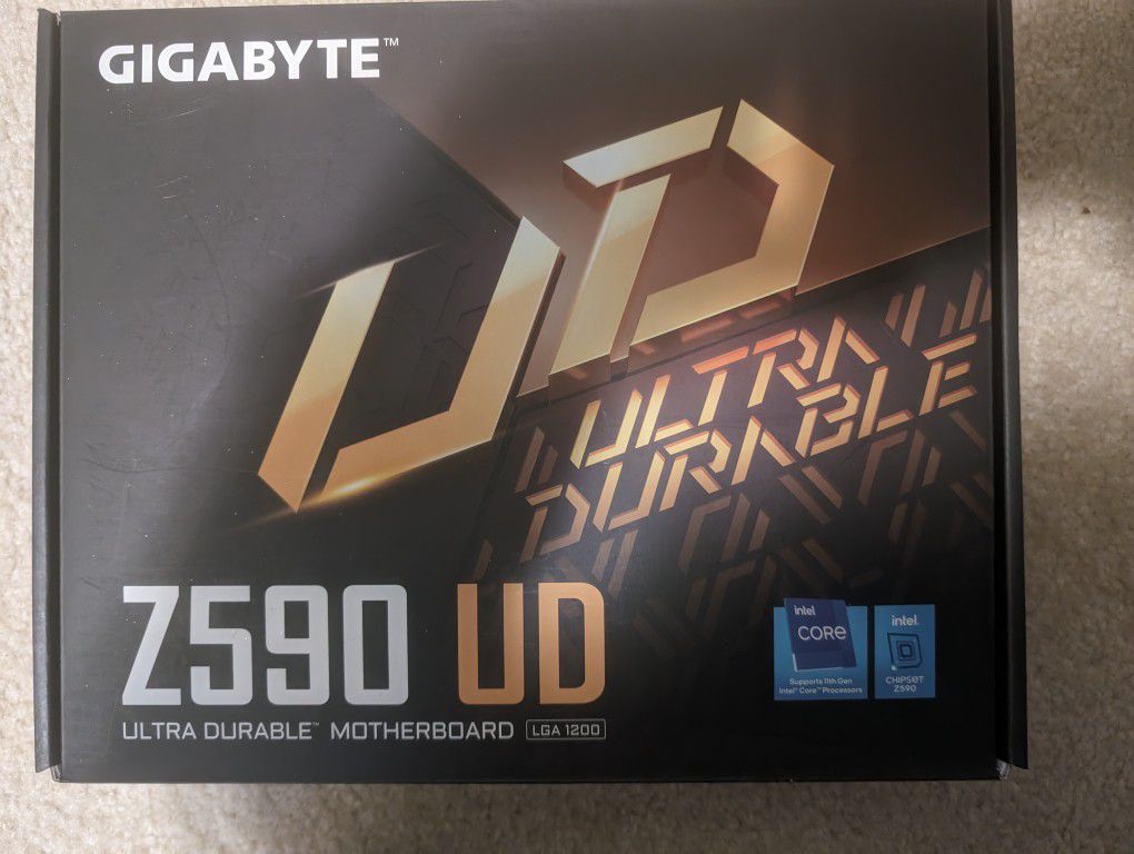 Gigabyte Ultra Durable Z590 UD Desktop Motherboard - Intel Chipset - Socket LGA-1200