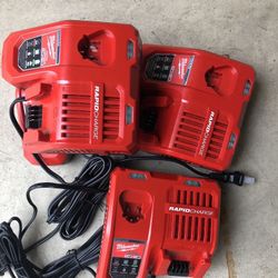 Brand New Milwaukee Rapid Charger  $50 Each