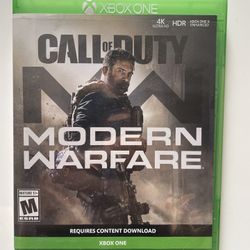 Call Of Duty Modern Warefare Xbox One Disc