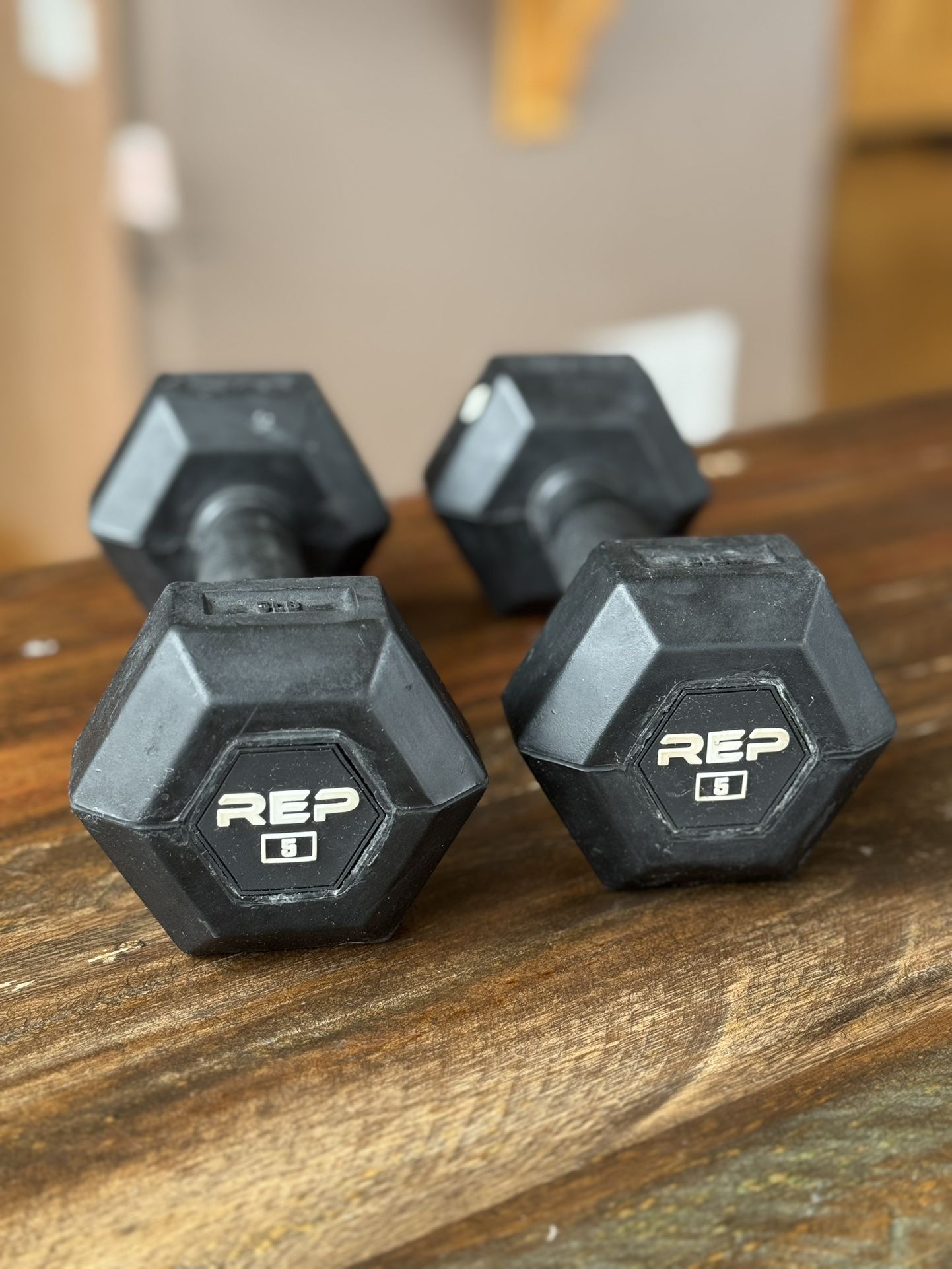 Rep Fitness 5lb Dumbbells