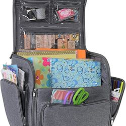 Scrapbook tote online on wheels