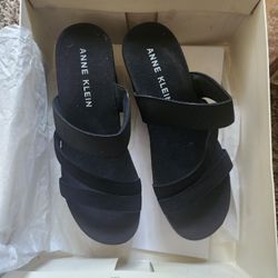 2 Pairs Of Anne Klein Sandal Wedges