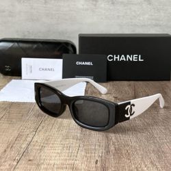 Fashion Sunglasses White And Black