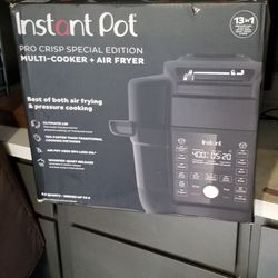 instapot pro crisp special edition multi cooker air fryer pressure cooker 6.5 quarts 13 in 1