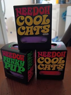 Needoh Cool Cats and Funky Pup