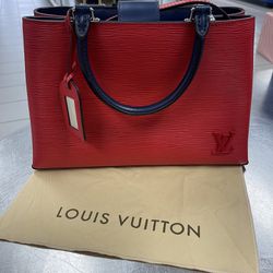 Louis Vuitton Red Epi Leather Kleber PM Bag Louis Vuitton