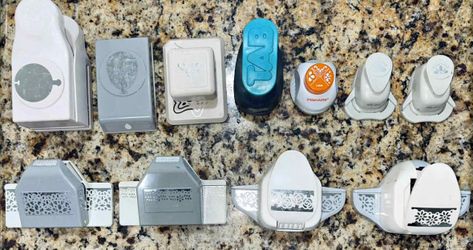 ✂️ Craft Punch Tools – Large Lot (Border & Shape Punches)