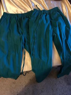 Green scrub bottoms