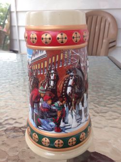 1993 Budweiser Holiday Stein