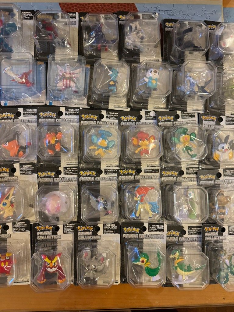 2011 and 2012 Pokemon Company Figures- 30 Different Sealed Figurines