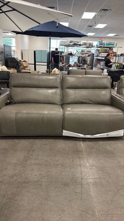 2 Kiera leather power sofas !