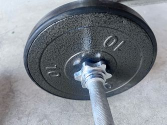 Weight bar with weights up to 100 lbs