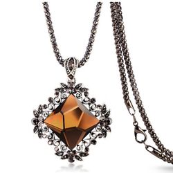 Korean long sweater chain fashion necklace clothes versatile sweater accessories spring and autumn decorative chain pendant chain women‘s pendant