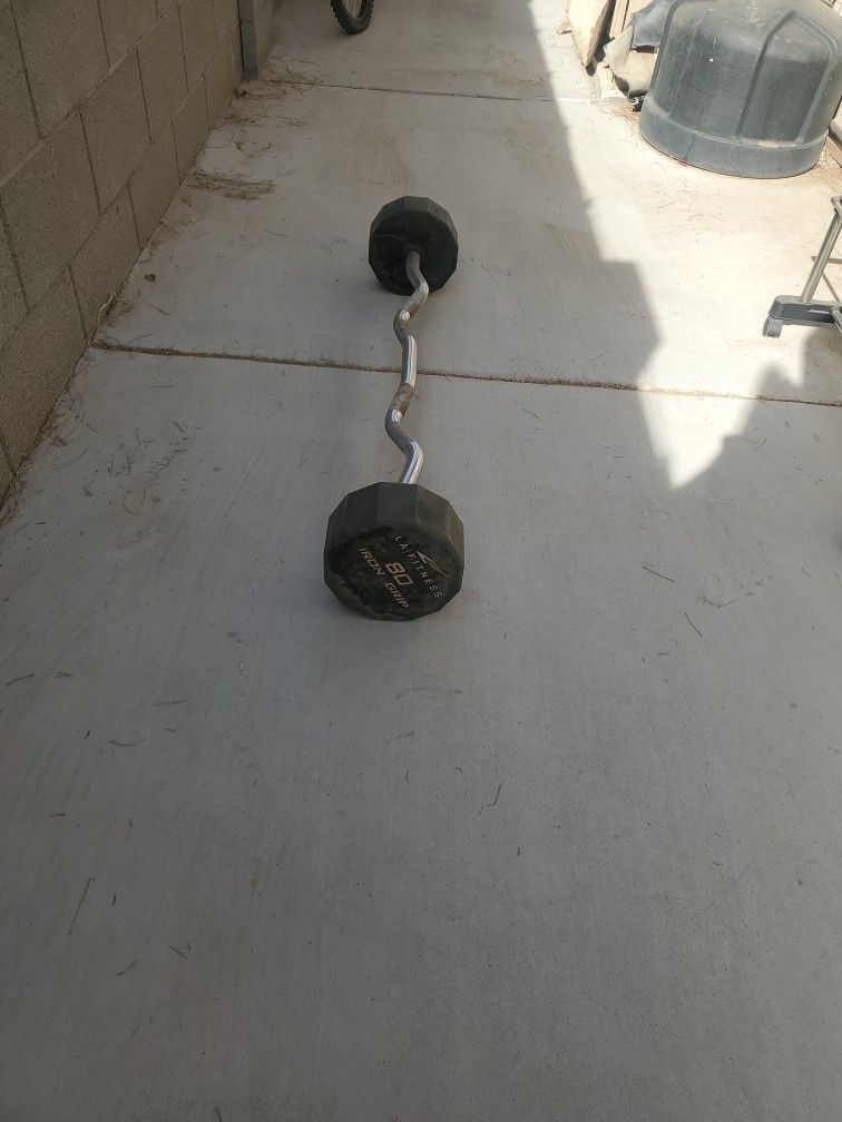 80 Lbs Curl Bar