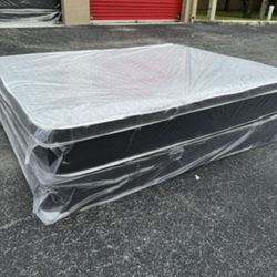 Queen Mattress Set PillowTop – Brand New –  Same Day Delivery Available 🚚