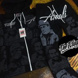 Aloc Hoodie Sweats And Shorts 