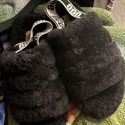 Ugg Fluffy Slides 