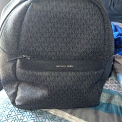 Michael Kors Medium Size Black Backpack 