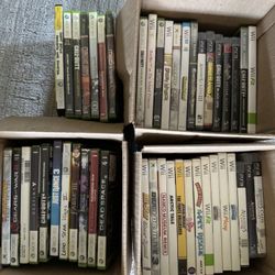 Xbox 360, Play Station, Wii Games