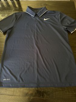 Mens Black Nike Golf Shirt