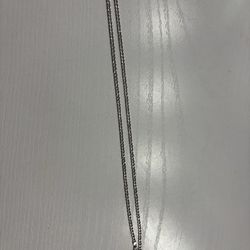 10k white gold 16in Cuban