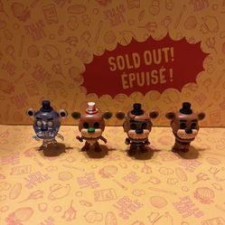 Five Nights of Freddy Funko Pocket Pop Mini’s 