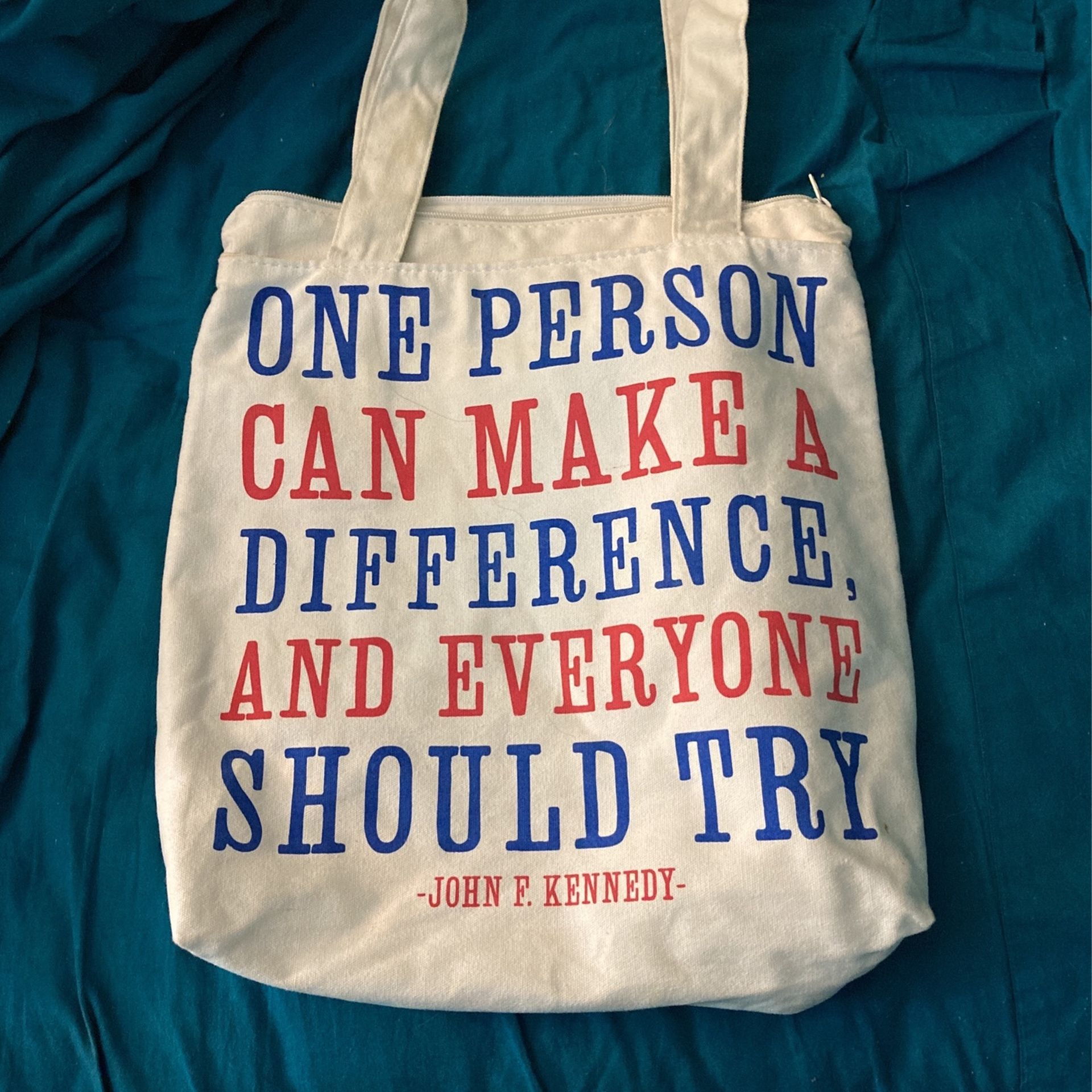 JFK Quote Bag