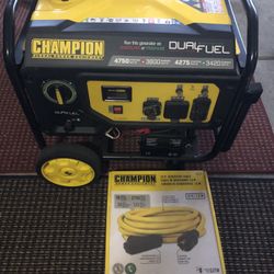 Champion Generator  Dual Fuel  