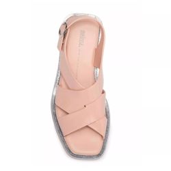 New Melissa Melrose Pink And Silver Sandals Size 7 8 Available Retails 110 for Sale in Miami FL OfferUp