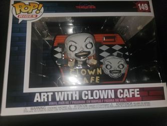 Funko Pop ! Rides Terrifier 2 Art The Clown With Clown Café