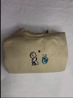 Vintage Hanukkah Jewish Snoopy Dreidel