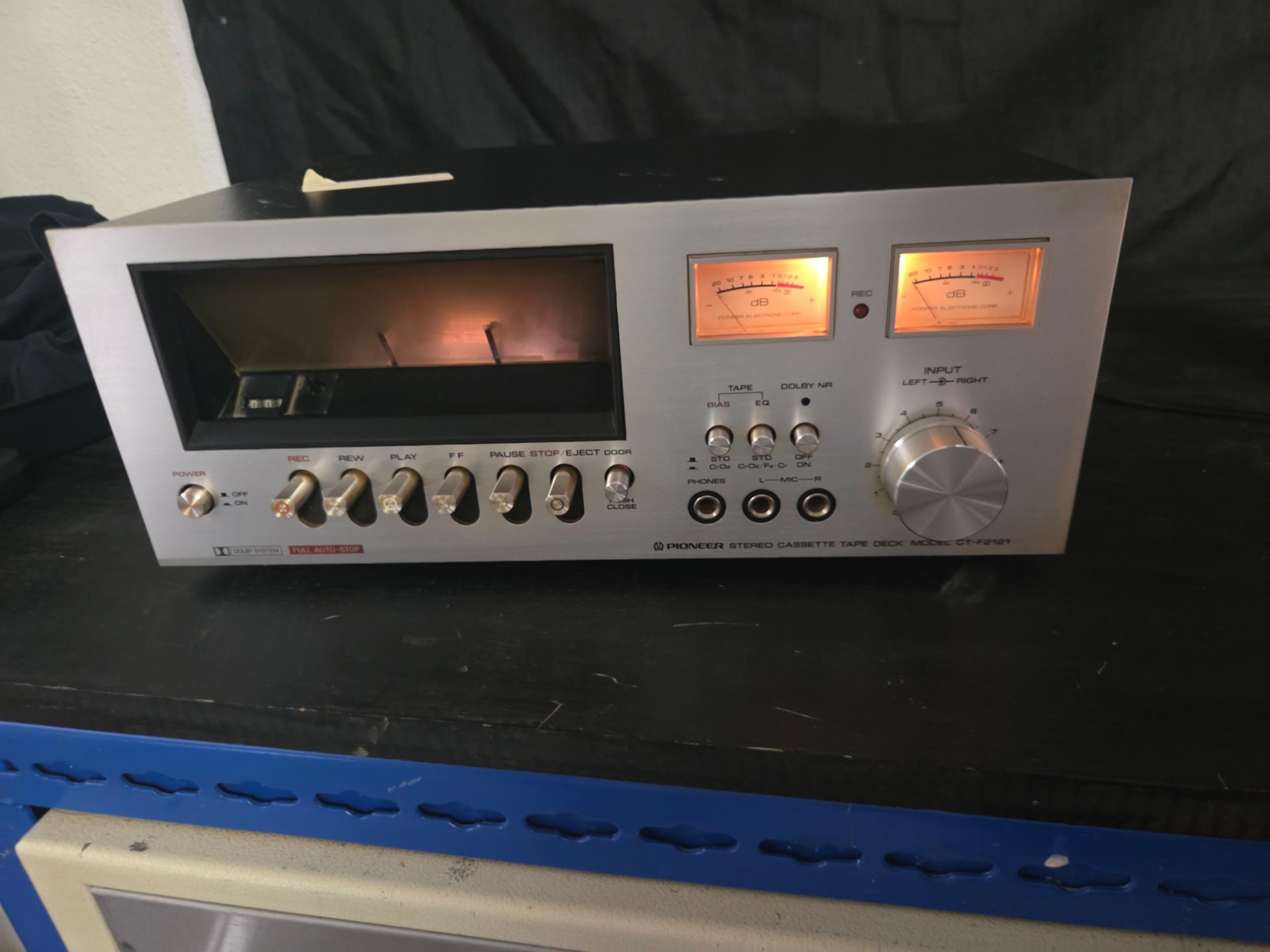 Vintage PIONEER tape deck CT-F2121 for stereo receiver