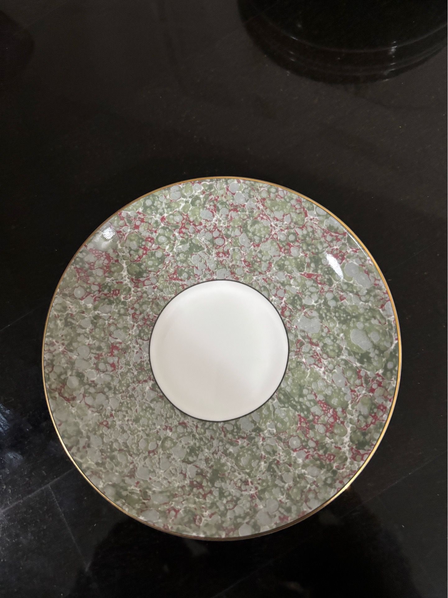 Hummingbird bone chine saucers