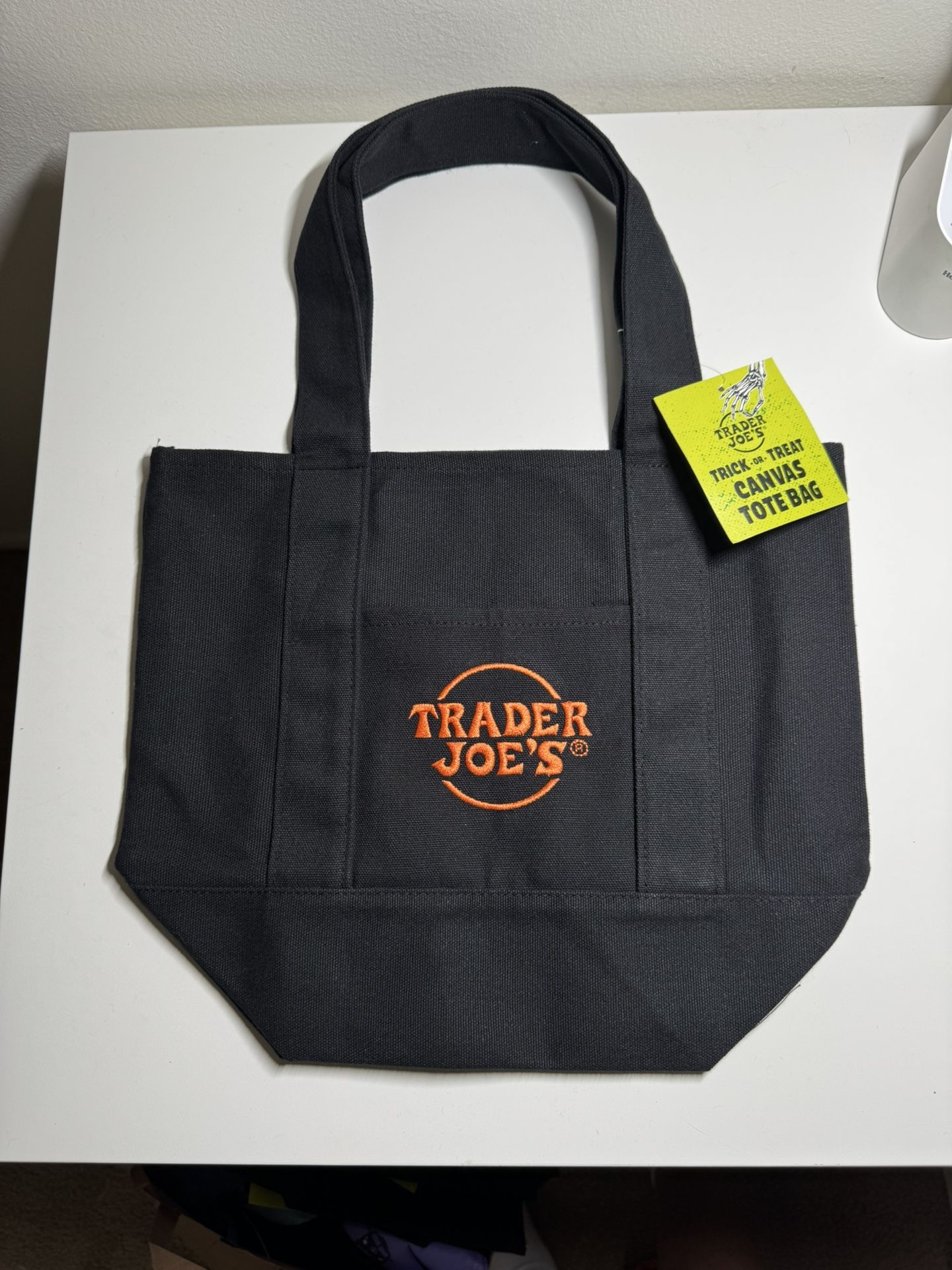Trader Joe's Black Canvas Bag