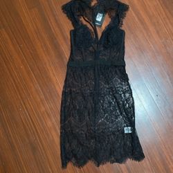 Black Lace Fashionova Dress 