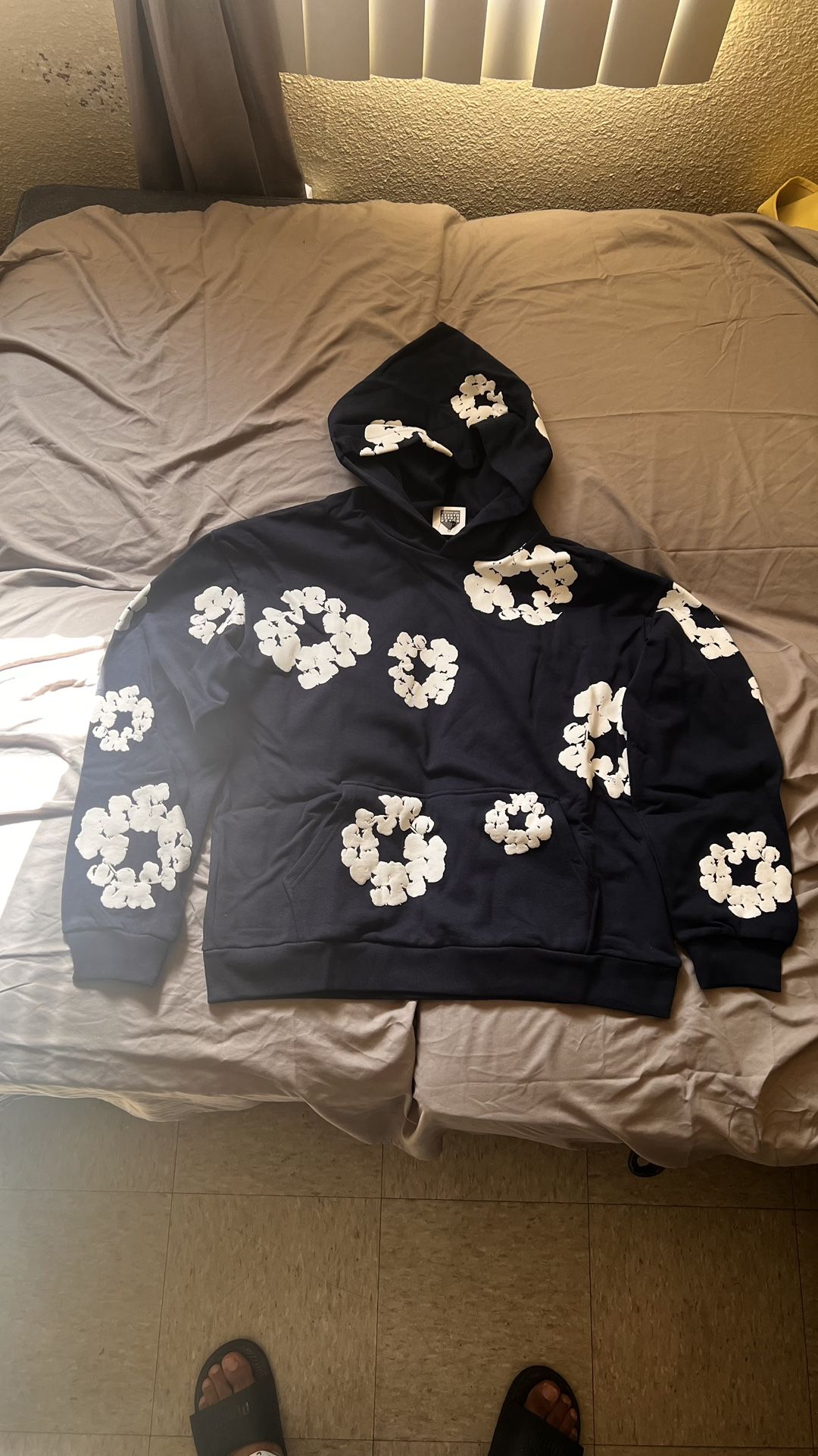 Denim Tears Navy Blue Hoodie XL