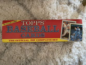 1988 Topps Baseball Cards - Complete Set