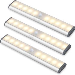 💡 New LED Under Cabinet Lighting – Motion Sensor, Rechargeable, Magnetic Mount